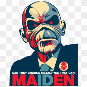 Can They Change Metal - Iron Maiden Logo Eddie, HD Png Download - iron maiden logo png