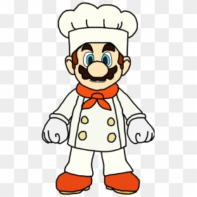 Chef By Katlime Mario - Mario Cooking, HD Png Download - mario head png