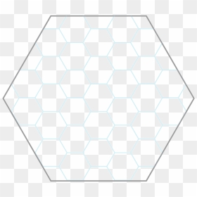 Hexagon Grid Png - Circle, Transparent Png - hex grid png