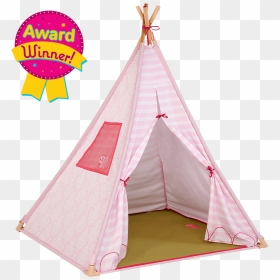 Suite Teepee- Pink Stripes Play Tent For Kids And Dolls - 印 地 安 帳篷 二手, HD Png Download - teepee png