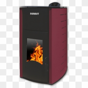 Pellet Stove Burnit Pm Comfort 25 Plus - Fire Screen, HD Png Download - fireplace png