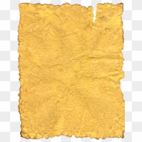 Yellow Crumpled Paper Pictures - Torn Gold Paper Png, Transparent Png - crumpled paper png