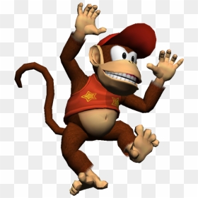 Download Zip Archive - Diddy Kong Brawl Ssbb, HD Png Download - diddy kong png