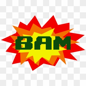 Bam - Transparent Boom Word Png, Png Download - bam png