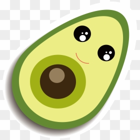 Nut Clipart Avocado - Animadas Imagenes De Aguacate, HD Png Download - guacamole png