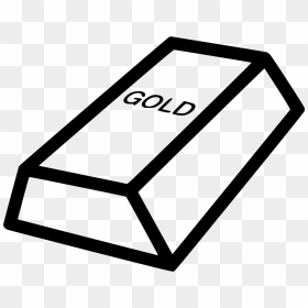 Ingot Goldbrick Brick Gold Bar - Gold Brick Clip Art, HD Png Download - gold bar png