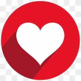 Facebook Heart Symbols Icons - Youtube Circle Logo Png, Transparent Png - youtube symbol png