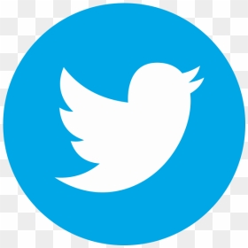 Twitter Round Logo Transparent Clipart Computer Icons - Twitter Logo In Circle, HD Png Download - telegram png