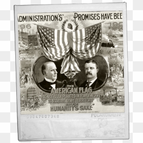 Polariod 6 Flags - Mckinley Poster 1900, HD Png Download - cuban flag png