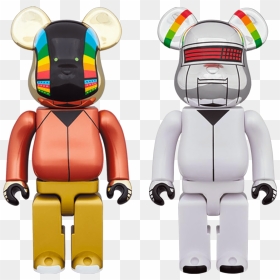 Be@rbrick 400% Daft Punk Discovery 2-pack Black - Daft Punk Bearbrick, HD Png Download - daft punk png