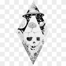 Collection Of Free Tattoo Drawing Trippy Download On - Art Losing My Mind, HD Png Download - trippy png