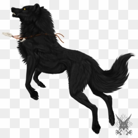 Black Wolf By Napoisk Pluspng - Portable Network Graphics, Transparent Png - black wolf png