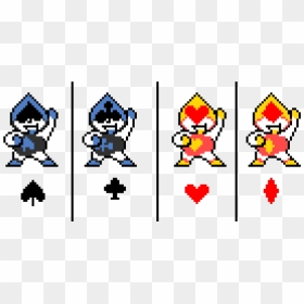 Playing Card Pixel Art, HD Png Download - playing card png