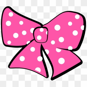Pink Ribbon Minnie Mouse, HD Png Download - minnie bow png