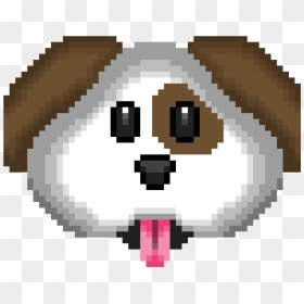 Dog , Png Download - Pixel Art Easy Clock, Transparent Png - dog emoji png
