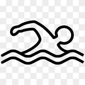 Olympic Games Swimming At The Summer Olympics Sport - Swimmer Clip Art Black And White, HD Png Download - olympics png