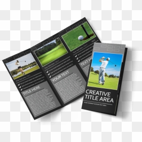 Golf Course Brochure Template Preview - Flyer, HD Png Download - golf club png