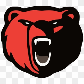 Polar Bear Logo American Black Bear Chicago Bears - Red And Black Bear Logo, HD Png Download - chicago bears logo png