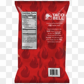 Taco Bell Tortilla Chips - Taco Bell Fiery Chips, HD Png Download - taco bell png
