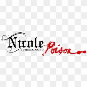 Poison Logo - Nicole Scherzinger Don T Hold, HD Png Download - poison png