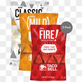Taco Bell Chips Fire , Png Download - Taco Bell Chips 9.75 Oz, Transparent Png - taco bell png
