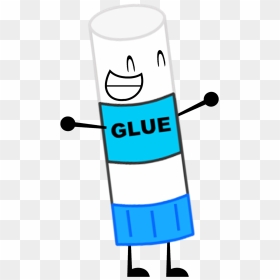 Bfdi Glue Stick - Cartoon Glue Stick Clipart, HD Png Download - glue png