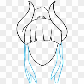 How To Draw Demon Girl - Draw A Demon Girl Step, HD Png Download - demon eyes png