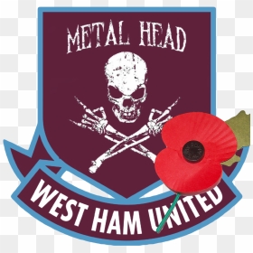 West Ham Metal Heads, HD Png Download - iron maiden logo png