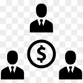 Group People Business Dollar Profit - Icon Group Of People Business Png, Transparent Png - business people png
