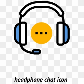 Chat Icon Animation, HD Png Download - headphones icon png