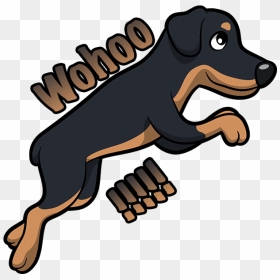 Rottweiler Emoji & Stickers Messages Sticker-9 - Rottweiler, HD Png Download - dog emoji png