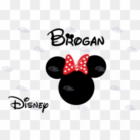 Disney Minnie Mouse Red Polka Dot Cute Bow Or Mickey - Cute Mickey & Minnie Mouse Png, Transparent Png - minnie bow png