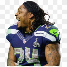 Marshawn Lynch - Marshawn Lynch Png, Transparent Png - marshawn lynch png