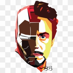 Iron Man / Tony Stark created By Beatrys Bernardo - Tony Stark And Iron Man Art, HD Png Download - tony stark png