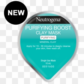 Purifying Boost Clay Mask - Neutrogena, HD Png Download - face mask png