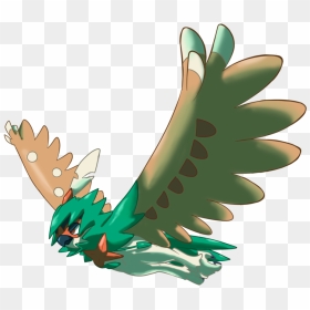 Decidueye By Shinyscyther - Pokemon Decidueye Flying, HD Png Download - decidueye png