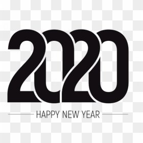 Happy New Year 2020 Text Png - Calligraphy, Transparent Png - obs png