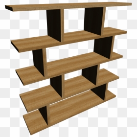 Book Self Design Png, Transparent Png - shelf png