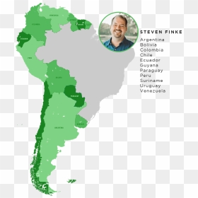 Transparent South America Png - Map, Png Download - south america png