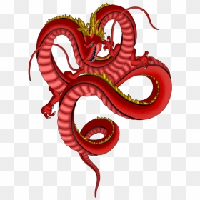 Clipart Royalty Free Download Red Dragon By Byceci - Dragon Ball Z Shenlong Rojo, HD Png Download - red dragon png