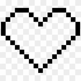 Top Images For Zelda Heart Pixel Art Minecraft On Picsunday - White Pixel Heart Png, Transparent Png - minecraft heart png