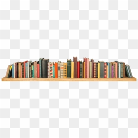 Books On The Shelf, HD Png Download - shelf png