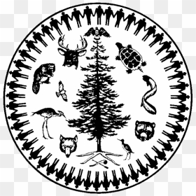 Mohawk Nation Council Of Chiefs - Haudenosaunee Symbols, HD Png Download - mohawk png