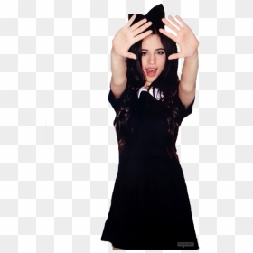 Thumb Image - Camila Cabello Black Dress And Black Bow, HD Png Download - camila cabello png