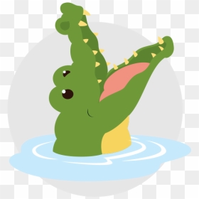 Level 1 / Crocodile - Crocodile Open Mouth Clipart, HD Png Download - open mouth png