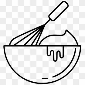 Png File Svg - Bowl And Whisk Clipart, Transparent Png - whisk png