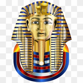 Transparent Pharaoh Clipart - Ancient Egyptian Female Egyptian Death Mask, HD Png Download - pharaoh png