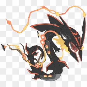 Thumb Image - Mega Evolution Shiny Rayquaza, HD Png Download - rayquaza png