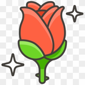 Rose Emoji Icon - Icon, HD Png Download - rose emoji png