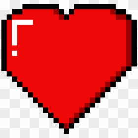 Transparent Pixel Art Heart, HD Png Download - minecraft heart png